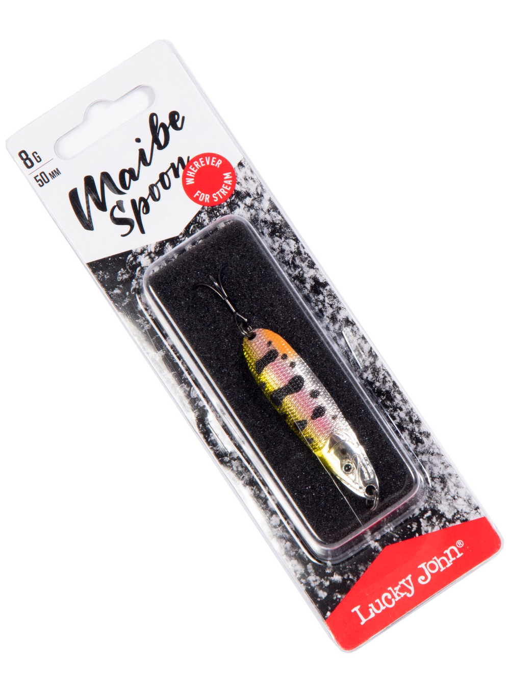 Блесна Lucky John Maibe Spoon 50 мм, 8 г, цвет 001