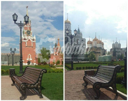 Скамейка чугунная «Городская роща»