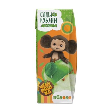 Натуральный сок Сады Кубани Чебурашка Яблоко 0,2 л