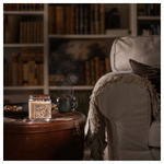 Свеча ароматическая IKEA GLANSLIND (ГЛАНСЛИНД), Дымчатая ваниль, Светло-бежевый, 70 часов