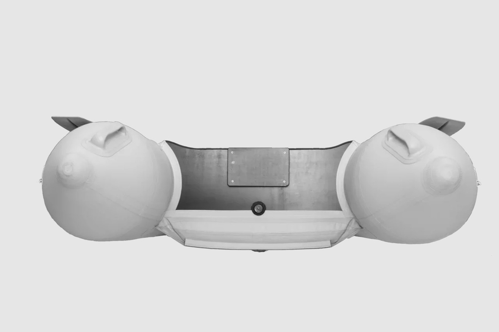 Лодка ПВХ АКВА 3200 НДНД  светло-серый /графит