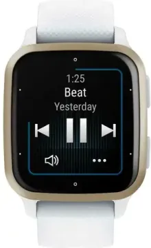 Смарт-часы Garmin Venu Sq 2 белые с кремово-золотым алюминиевым безелем