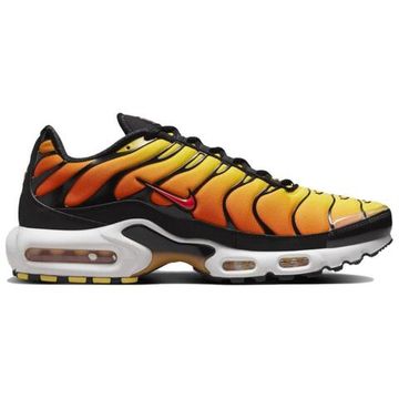 Nike Air Max Плюс Бежевые кроссовки Низкие Черные и Оранжевые Желтые кроссовки