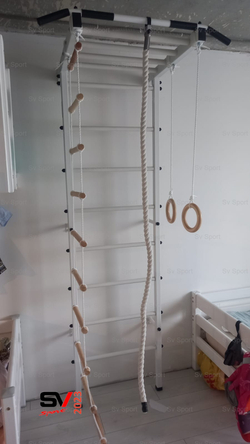 Монтаж шведской стенки Sv Sport в бетонные, кирпичные стены