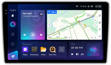 Магнитола для ГАЗель Next, Газон Next (рамка 10") - Teyes CC3-2K монитор 10.36" QLed Android 10, ТОП процессор, SIM-слот, CarPlay