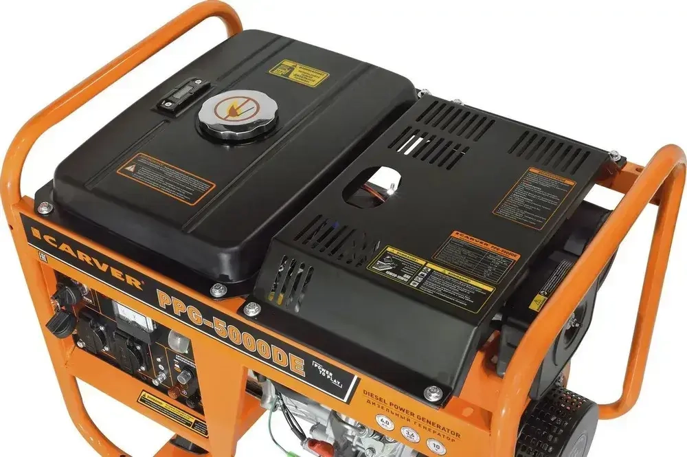 Генератор CARVER PPG-5000DE дизельный