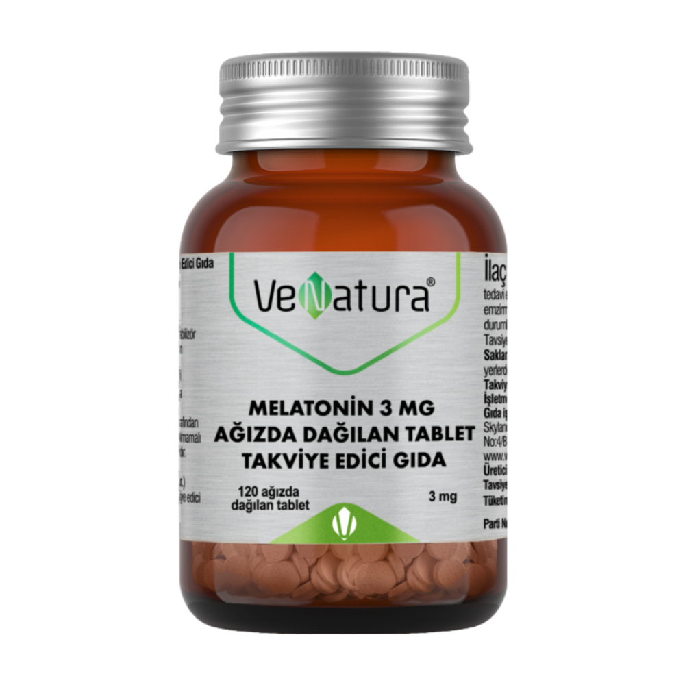 Мелатонин 3мг 120 таблеток (VeNatura) Мелатонин 3мг 120 таблеток (VeNatura)