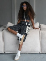 Костюм для девочки в сад топ и шорты