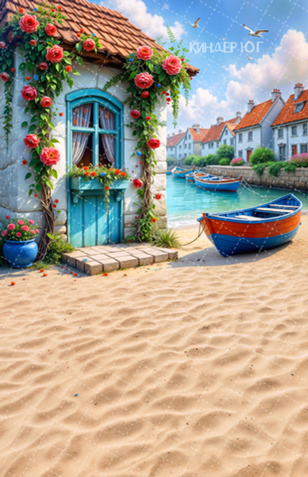 Фотофон "Лодочки" арт. ФФ903-48