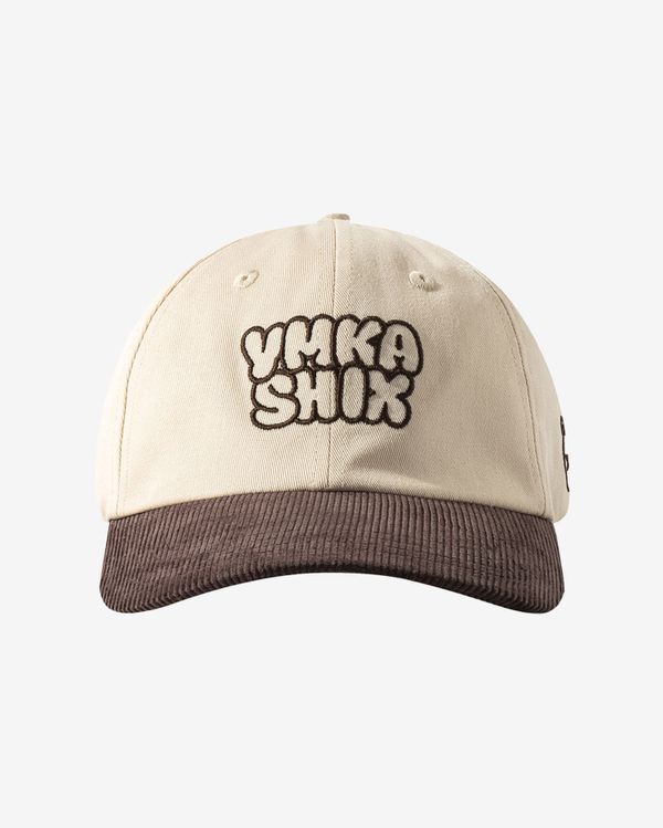 Кепка Block Graffiti logo коричневая/бежевая - фото 1