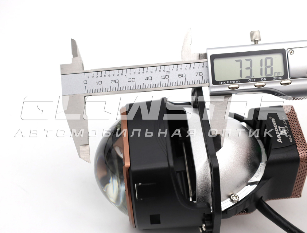 Билед модули Aozoom X7 2025 (прямоугольные) 3.0 дюйма, 2 чипа, 5500K, 12V, 55W/63W крепление 3R (комплект, 2шт)
