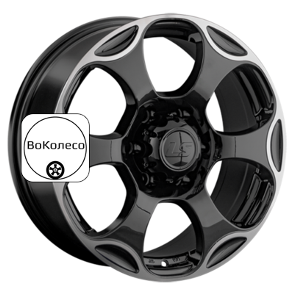 8x18/6x139,7 ET36 D100,1 310 BKL (конус, Колпак+лого) LS