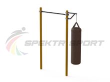Турник классический для занятий Воркаут с боксерской консолью SP GTO-07+Box_76mm
