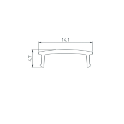Экран ARH-DECORE-S12 Flat Frost (Arlight, Пластик) 023907