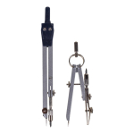 Готовальня 7 предм: циркуль мет,грифели, кронцирк,рейсфед,насадка под каранд.