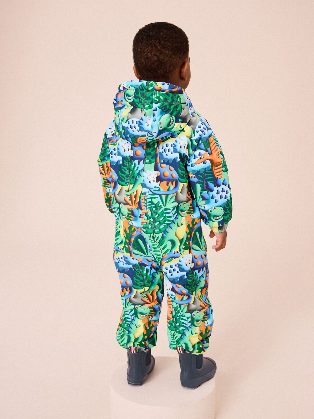 Комбинезон непромокаемый с капюшоном для мальчика Next 620-153, Зеленый