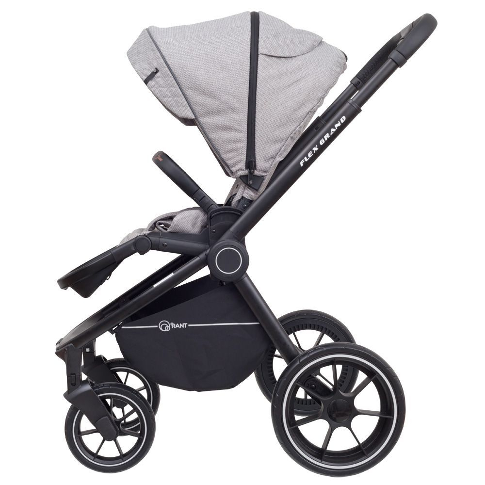 Коляска детская Rant "FLEX GRAND" PU (2в1) RA065 Mineral Silver