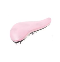 Щетка массажная распутывающая волосы Harizma D’tangler h10646-05 (черная, большая)