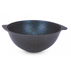 Казан алюминий, антиприг, 3.5 л, Granit Ultra, с крыш, син, Kukmara, кгг37а
