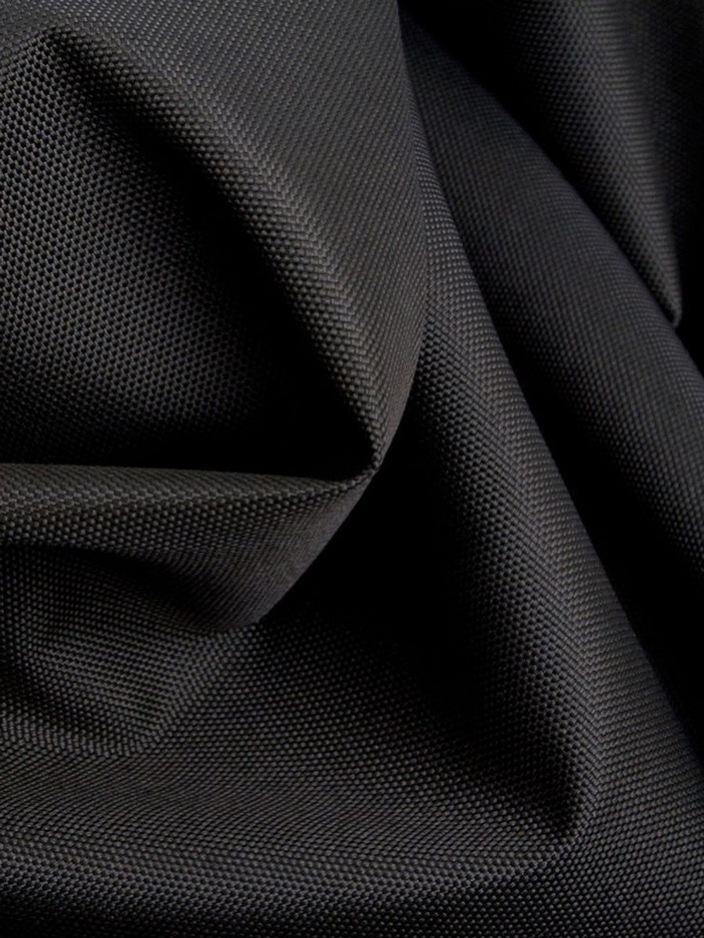 Ткань уличная-тентовая Prival Oxford 600 PU 1000, 230г/м2, чёрный, 1.5х4м