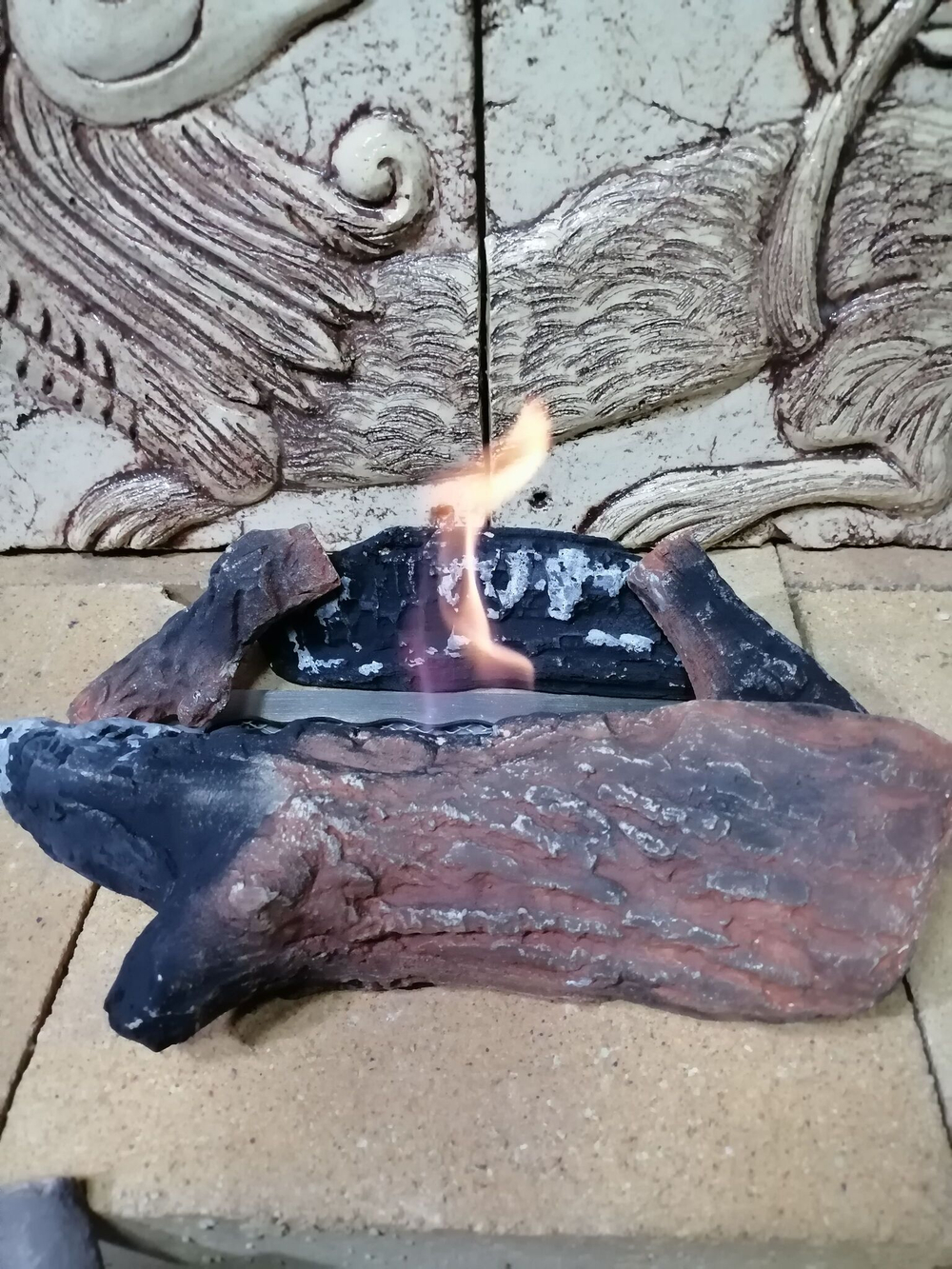 Керамические дровишки, и шишки