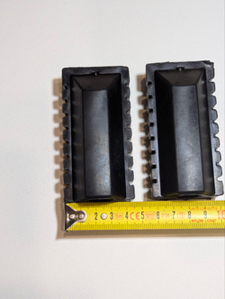 Резинки подножек педалей водителя для мопеда Альфа, Дельта