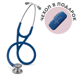 Стетоскоп Littmann Cardiology IV, темно-синий, стальная акустическая головка (6154)
