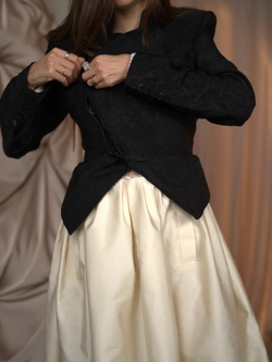 Юбка-платье из тафты 100% натуральный шелк