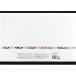 Альбом для рисования А4 24л., Проф-Пресс, скрепка, мелованная обложка, блок офсет, 100г/м2, "Wednesday white"