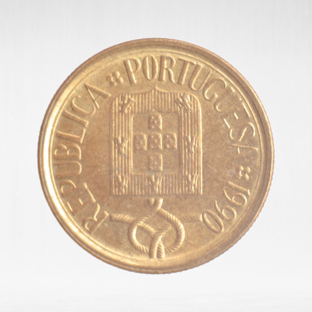 Portugal, 1 Escudo, 1990, VF