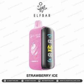 ELF BAR RAYA D3 - Strawberry Ice (5% nic)