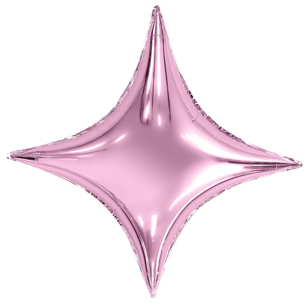 Шар фольгированный Звезда 94 см (Розовый)