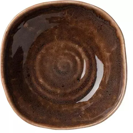 Тарелка глубокая «Маррон Реативо» фарфор 1,2л коричнев.,бежев