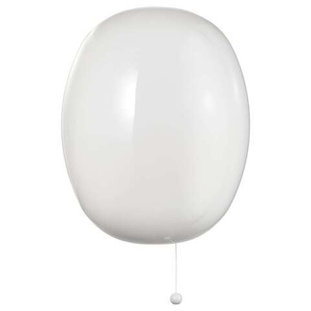 IKEA KALLBLIXT  (ИКЕА КАЛЛБЛИКСТ)  -  Настенный светильник, стационарная установка, белое стекло