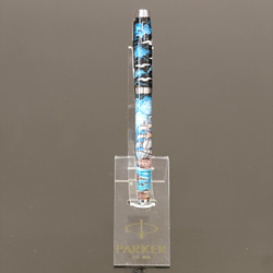 Ручка с колпачком с ручной росписью Палех "Парусник"