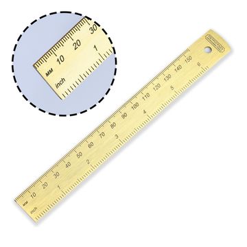 Линейка ПЕТРОГРАДЪ 150мм / 6'