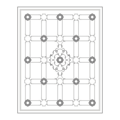 Потолок RODECOR Пагода Ф3 88033CN (5000*4000)