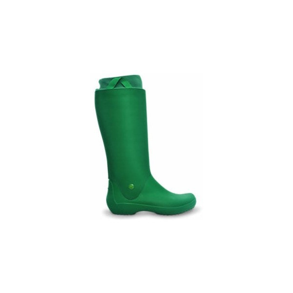 Сапоги Crocs RainFloe Boot Зеленые