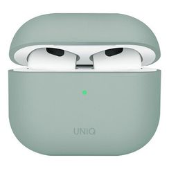 Чехол Uniq Lino Liquid Silicone для Airpods 4 Iceplant Green (AIRPODS(2024)-LINOIGRN)