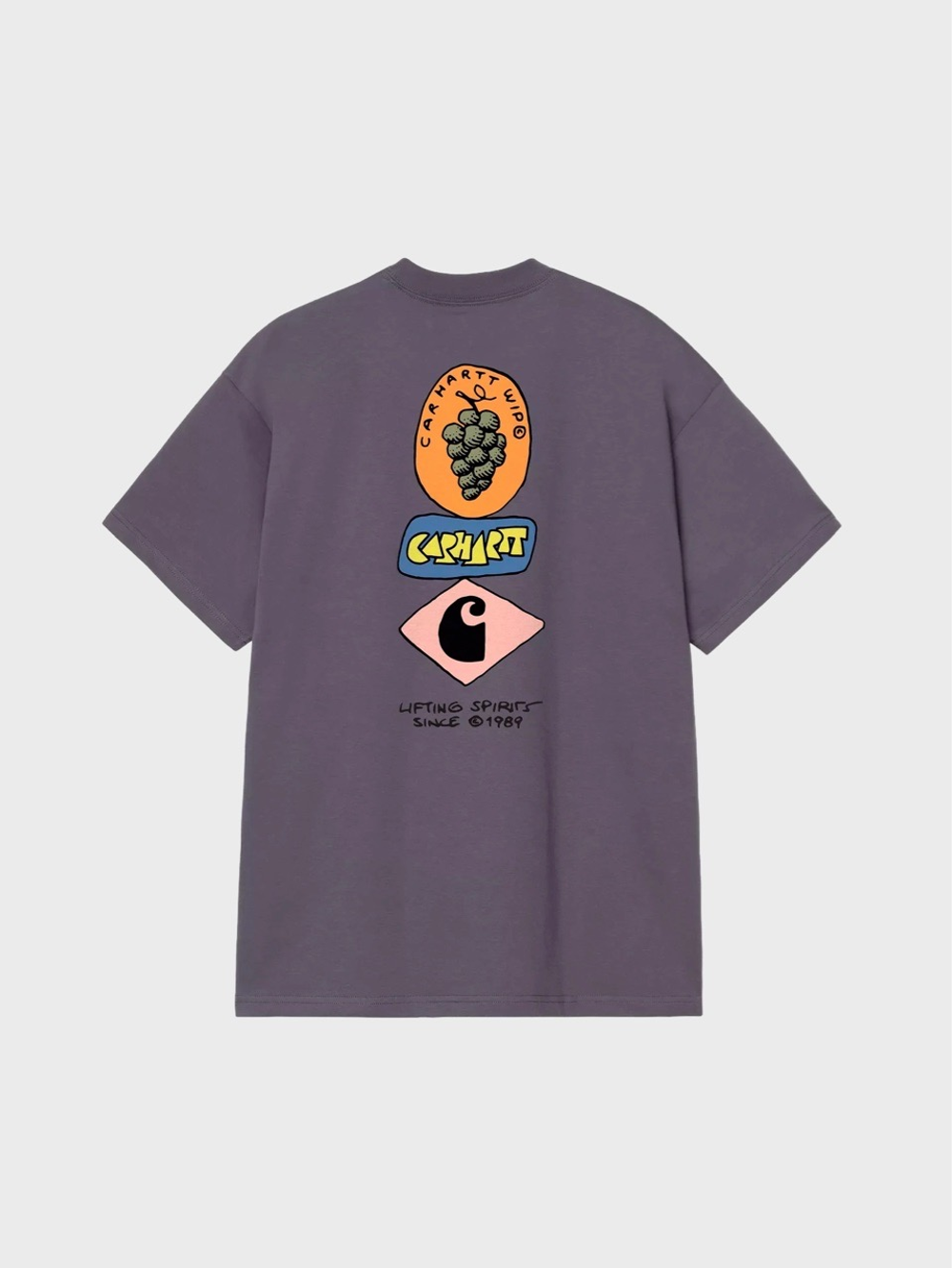 Футболка Carhartt WIP Stacked Grapes Shady Purple
