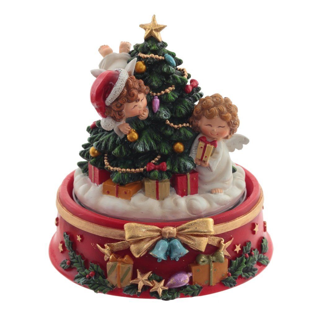 GAEM Фигурка декоративная с муз и движ"Елочка", L11 W11 H12,5 см
