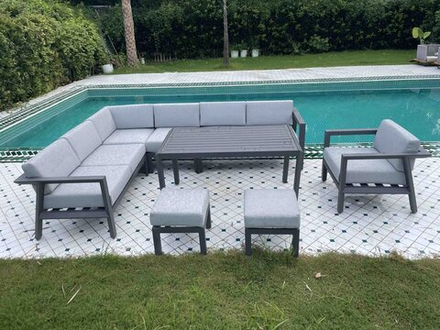 Комплект мебели из алюминия Graphite VIII