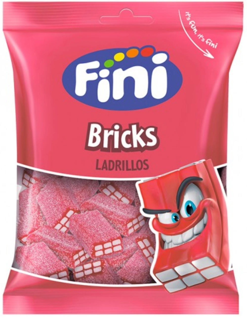 Мармелад жев."Блоки Клубника в сахаре" 90гр/FINI Испания/