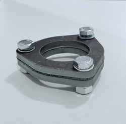 Фланец соединение с прокладкой и метизами (треугольное) без трубы