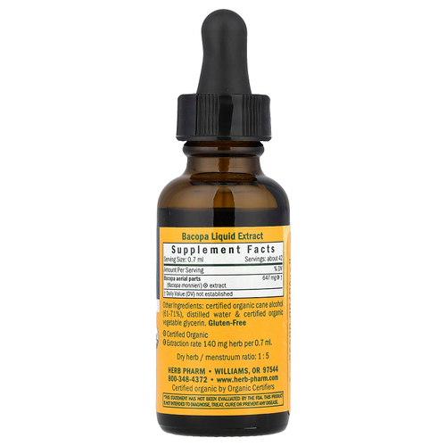 Herb Pharm, Бакопа, 30 мл (1 жидк. унц.)