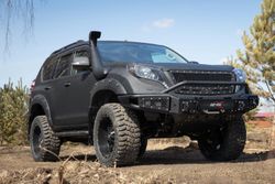 Бампер силовой передний BMS ALFA для Тойота Прадо 150 2009-2017