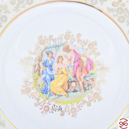Набор тарелок Repast Мадонна перламутр Мария-тереза 25 см (6 шт)