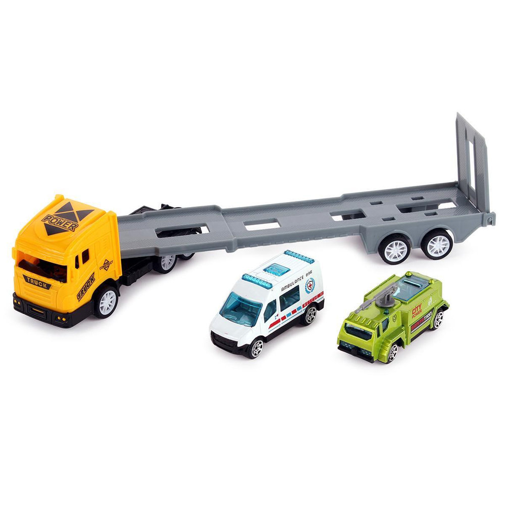 Автовоз ин. +машины, коробка S919-2