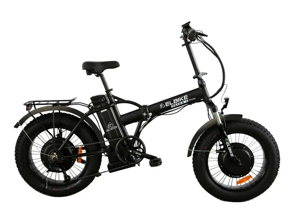 Электрофэтбайк Elbike Taiga 3 Twix (Черный)