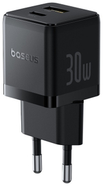 Зарядное устройство Baseus Palm USB Type-C, USB черный